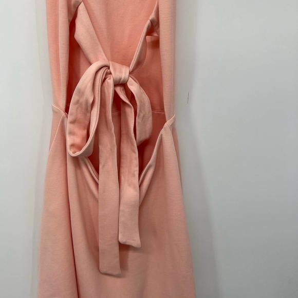 NWT LPA Skater Mini Dress 261 Women's Size XS Blush Pink Halter Neck Open Back - Picture 4 of 10